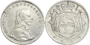1 Thaler Ååstenrik / Salzbourg (1328 - 1803) Argent Hieronymus von Colloredo-Mannsfeld (1732 - 1812)