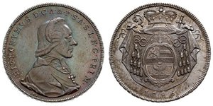 1 Thaler Ååstenrik / Salzbourg (1328 - 1803) Argent Hieronymus von Colloredo-Mannsfeld (1732 - 1812)