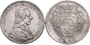 1 Thaler Ååstenrik / Salzbourg (1328 - 1803) Argent Hieronymus von Colloredo-Mannsfeld (1732 - 1812)