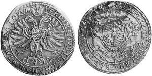 1 Thaler Électorat de Bavière (1623 - 1806) Argent 