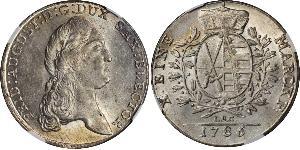 1 Thaler Électorat de Saxe (1356 - 1806) Argent Auguste II (1670 - 1733)
