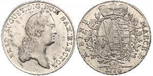 1 Thaler Électorat de Saxe (1356 - 1806) Argent Auguste II (1670 - 1733)