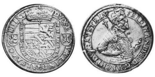 1 Thaler Alsazia Argento Ferdinando II d