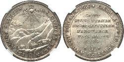 1 Thaler Anhalt-Bernburg-Schaumburg-Hoym  (1718 - 1812) Argento Carlo di Anhalt-Bernburg-Schaumburg-Hoym(1723 – 1806)