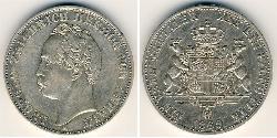 1 Thaler Anhalt-Dessau (1603 -1863) Argento Leopoldo IV di Anhalt-Dessau (1794 – 1871)
