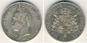 1 Thaler Anhalt-Dessau (1603 -1863) Argento Leopoldo IV di Anhalt-Dessau (1794 – 1871)