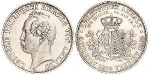 1 Thaler Anhalt-Dessau (1603 -1863) / Anhalt (1806 - 1918) Argento Leopoldo IV di Anhalt-Dessau (1794 – 1871)