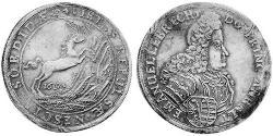 1 Thaler Anhalt-Köthen (1603 -1853) Argento 