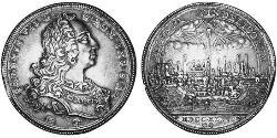 1 Thaler Augusta (Germania) (1276 - 1803) Argento Carlo VII di Baviera(1697 – 1745)