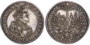 1 Thaler Augusta (Germania) (1276 - 1803) Argento Ferdinand III, Holy Roman Emperor (1608-1657)
