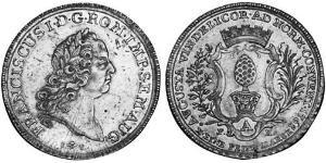 1 Thaler Augusta (Germania) (1276 - 1803) Argento Francesco I di Lorena(1708-1765)
