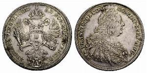 1 Thaler Augusta (Germania) (1276 - 1803) / Sacro Romano Impero (962-1806) Argento Francesco I di Lorena(1708-1765)