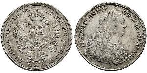 1 Thaler Augusta (Germania) (1276 - 1803) / Sacro Romano Impero (962-1806) Argento Francesco I di Lorena(1708-1765)