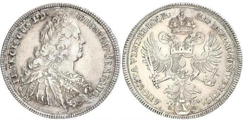 1 Thaler Augusta (Germania) (1276 - 1803) / Sacro Romano Impero (962-1806) Argento Francesco I di Lorena(1708-1765)