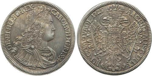 1 Thaler Austria Argento Carlo VI del Sacro Romano Impero (1685-1740)