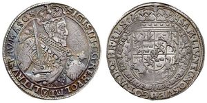 1 Thaler Confederazione Polacco-Lituana (1569-1795) Argento Sigismund III