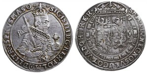 1 Thaler Confederazione Polacco-Lituana (1569-1795) Argento Sigismund III