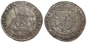 1 Thaler Confederazione Polacco-Lituana (1569-1795) Argento Sigismund III