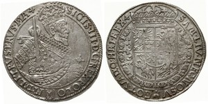 1 Thaler Confederazione Polacco-Lituana (1569-1795) Argento Sigismund III