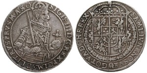 1 Thaler Confederazione Polacco-Lituana (1569-1795) Argento Sigismund III
