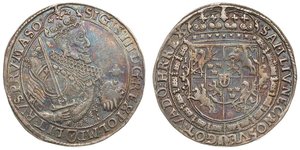 1 Thaler Confederazione Polacco-Lituana (1569-1795) Argento Sigismund III