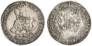 1 Thaler Confederazione Polacco-Lituana (1569-1795) Argento Sigismund III