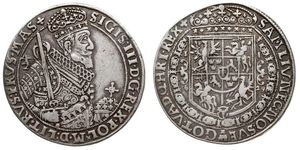 1 Thaler Confederazione Polacco-Lituana (1569-1795) Argento Sigismund III