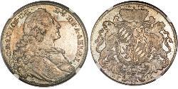 1 Thaler Elettorato di Baviera (1623 - 1806) Argento Massimiliano III di Baviera(1727 – 1777)
