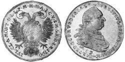 1 Thaler Elettorato di Baviera (1623 - 1806) Argento 