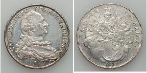 1 Thaler Elettorato di Baviera (1623 - 1806) Argento Carlo Teodoro di Baviera (1724 - 1799)
