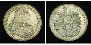 1 Thaler Elettorato di Baviera (1623 - 1806) Argento Massimiliano III di Baviera(1727 – 1777)