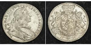 1 Thaler Elettorato di Baviera (1623 - 1806) Argento Massimiliano III di Baviera(1727 – 1777)
