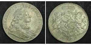 1 Thaler Elettorato di Baviera (1623 - 1806) Argento Massimiliano III di Baviera(1727 – 1777)