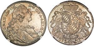 1 Thaler Elettorato di Baviera (1623 - 1806) Argento Massimiliano III di Baviera(1727 – 1777)
