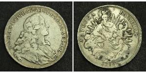 1 Thaler Elettorato di Baviera (1623 - 1806) Argento Massimiliano III di Baviera(1727 – 1777)