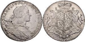 1 Thaler Elettorato di Baviera (1623 - 1806) Argento Massimiliano III di Baviera(1727 – 1777)