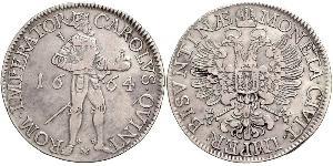 1 Thaler Francia medioevale (843-1791) Argento Carlo V del Sacro Romano Impero (1500-1558)