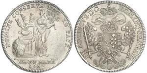 1 Thaler Free Imperial City of Nuremberg (1219 - 1806) Argento 