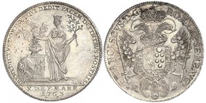 1 Thaler Free Imperial City of Nuremberg (1219 - 1806) Argento 