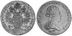 1 Thaler Impero austriaco (1804-1867) Argento 