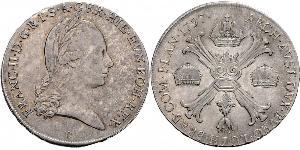1 Thaler Impero austriaco (1804-1867) Argento Francis II, Holy Roman Emperor (1768 - 1835)
