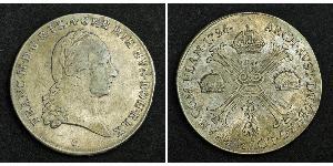 1 Thaler Impero austriaco (1804-1867) Argento Francis II, Holy Roman Emperor (1768 - 1835)