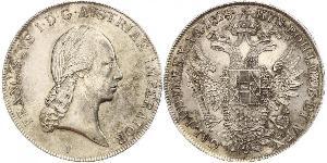1 Thaler Impero austriaco (1804-1867) Argento Francis II, Holy Roman Emperor (1768 - 1835)