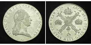 1 Thaler Impero austriaco (1804-1867) Argento Francis II, Holy Roman Emperor (1768 - 1835)