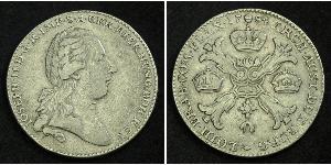 1 Thaler Impero austriaco (1804-1867) Argento 
