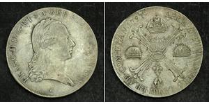 1 Thaler Impero austriaco (1804-1867) Argento Francis II, Holy Roman Emperor (1768 - 1835)