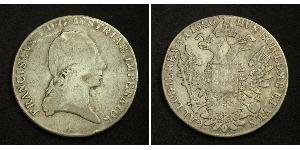1 Thaler Impero austriaco (1804-1867) Argento Francis II, Holy Roman Emperor (1768 - 1835)