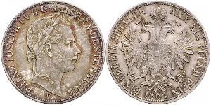 1 Thaler Impero austriaco (1804-1867) Argento Franz Joseph I (1830 - 1916)