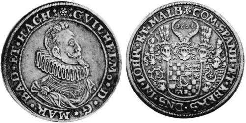 1 Thaler Margraviato di Baden (1112 - 1803) Argento 