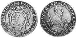 1 Thaler Margraviato di Baden-Durlach (1535 - 1771) Argento 